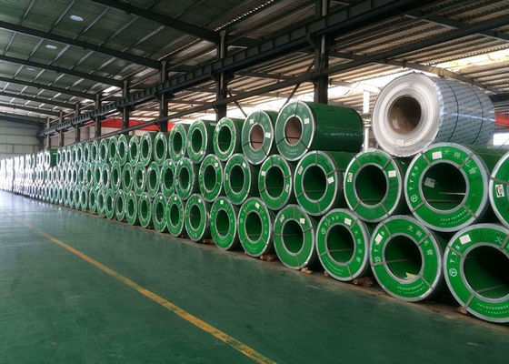 1000 - 1550mm Width Stainless Steel Strip Coil 508 / 610mm Coil Weight