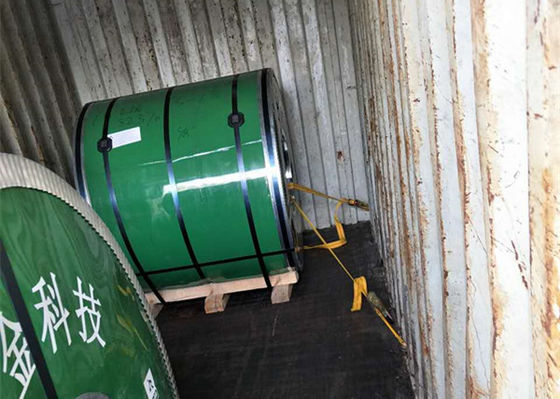 BA Finish Cold Rolled 316l Stainless Steel Coil 15mm Tolerance For Mill Edge