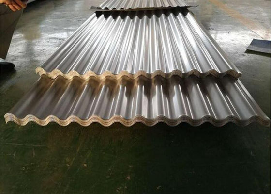 Coated 850 0.8mm ISO Stainless PPGI Corrugated Sheet color coated