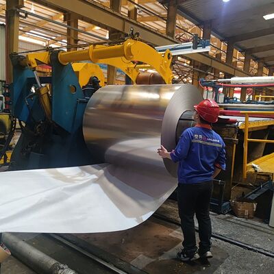 Купить ДЖИС СУС304 Препайнтед стальная катушка, катушка ИД катушки 508/610мм покрытая цветом стальная онлайн изготовление